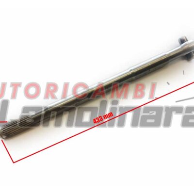 4116893 drive shaft Fiat 850 mk2 second serie 600 left right 433mm 7576387
