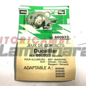 660933 Ducellier SEV MARCHAL Puntine contatti 908088 908089 908249 908266