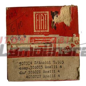 Fasce elastiche segmenti pistoni Lancia Appia Goetze 68x2+2+2+3+3 mm standard