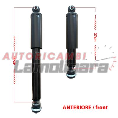 Ammortizzatori anteriori posteriori Fiat 850 berlina special sport coupe spider