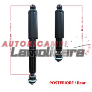Rear shock absorbers Fiat 850 coupe spider sport special 4112940 4124423 4114025 4130646