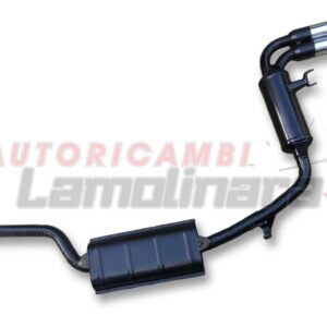 Marmitta Sportiva + Collettore x Fiat 600 ABARTH (750 1000 tc ecc.) Tubi Grandi
