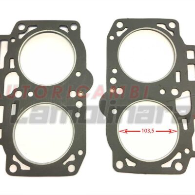 pair of cylinders Heads gaskets Lancia Gamma 2500 cc boxer engine bore 102,00