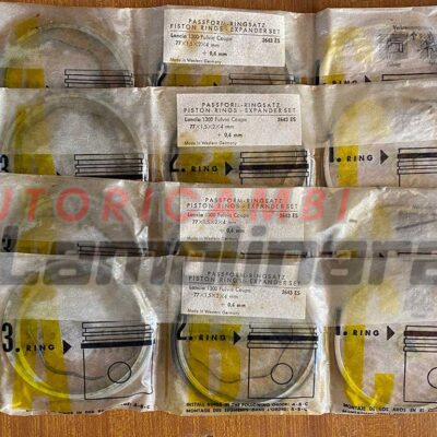 piston rings Kolbenringe Lancia Fulvia coupe 1300 77×1,5+2+4 Goetze +0.4mm 77,4