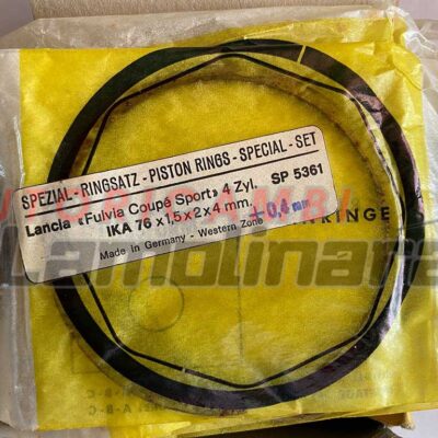 piston rings Kolbenringe Lancia Fulvia sport 76×1,5+2+4 Goetze +0.4mm 76,4