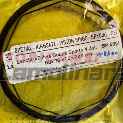 Fasce elastiche segmenti pistoni Lancia Appia Goetze 68×2+2+2+3+3 mm standard