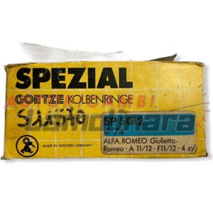 Fasce elastiche segmenti pistoni Lancia Appia Goetze 68x2+2+2+3+3 mm standard
