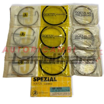 Fasce elastiche segmenti pistoni Lancia Appia Goetze 68×2+2+2+3+3 mm standard