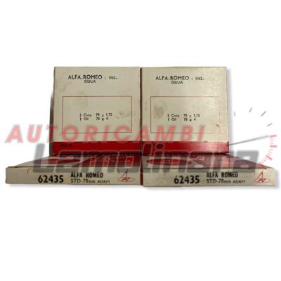 Fasce elastiche segmenti pistoni Lancia Appia Goetze 68×2+2+2+3+3 mm standard