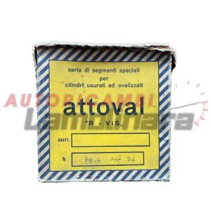 Fasce elastiche segmenti pistoni Lancia Appia Goetze 68x2+2+2+3+3 mm standard