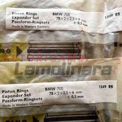 Fasce elastiche segmenti pistoni BMW 700 78×2+2.5+4 +0.5mm 78,50 1249ES GOETZE