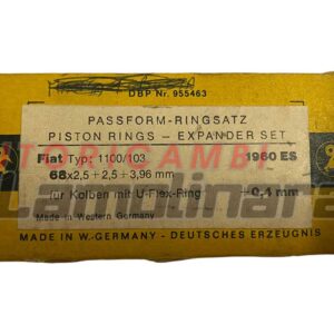 piston rings Kolbenringe Fiat 1100 103 68x2.5+2.5+3.96 mm 0.4 GOETZE 1960ES 68,4