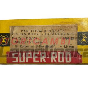 Fasce elastiche segmenti pistoni Lancia Appia Goetze 68x2+2+2+3+3 mm standard