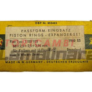 piston rings Kolbenringe Fiat 1100 103 68x2.5+2.5+3.96 mm STD GOETZE 1960ES