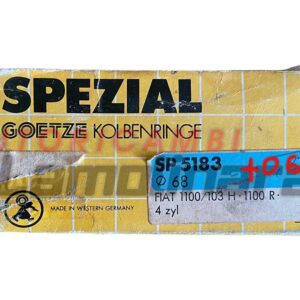 Fasce elastiche segmenti pistoni Fiat 1100 R 103 H
