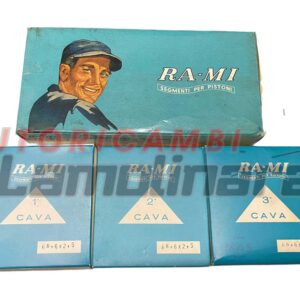 Fasce elastiche segmenti pistoni Fiat 1100 R 103 H 68x2.5+2.5+3.96