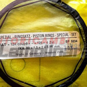 Fasce elastiche segmenti pistoni Fiat 124 Coupè 80x1.5+2+3.96 SP5234 +0.8mm 80.8