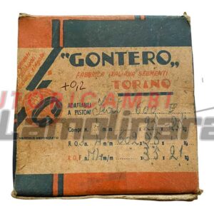 Fasce elastiche segmenti pistoni Fiat 600 60x2.5+2.5+3.5 mm +0.2 60.2 GONTERO