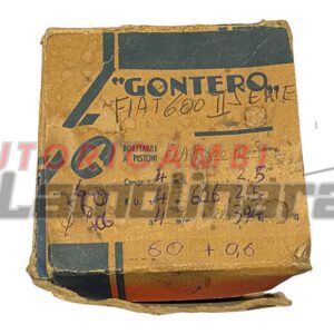 Fasce elastiche segmenti pistoni Fiat 600 60x2.5+2.5+3.947mm+0.6