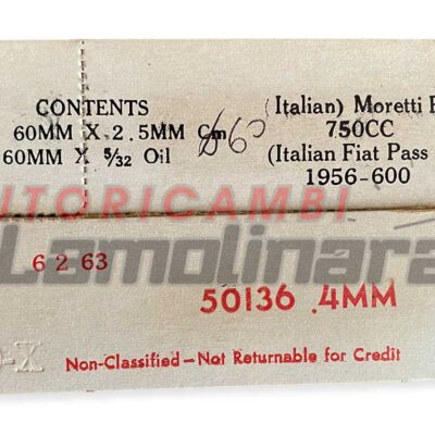 piston rings Kolbenringe Fiat 600 Moretti 750 60,40 2.5 +2.5+3.97 mm 60 +0.4