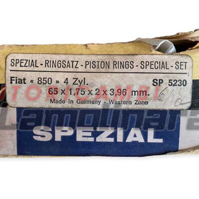 piston rings Kolbenringe Fiat 850 65.6 x1.75+2+3.96 mm 65,00 + 0.6 mm goetze