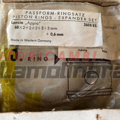 piston rings Kolbenringe Lancia Appia Goetze 68×2+2+2+3+3 mm +0.6 mm 68.6