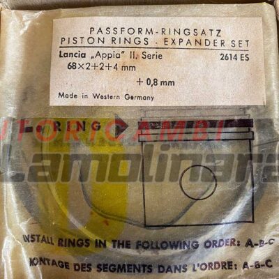 piston rings Kolbenringe Lancia Appia Goetze 68×2+2+4 +0.8 mm 68.8