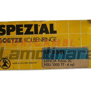 Fasce elastiche segmenti pistoni Lancia Fulvia 2C 72x2+2+4 Goetze mm standard