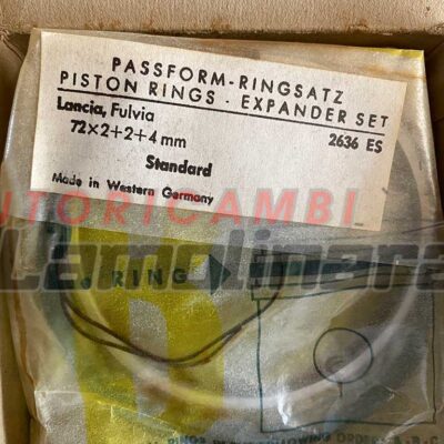 piston rings Kolbenringe Lancia Fulvia 72×2+2+4 mm Goetze standard STD