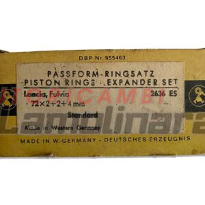 anillos de pistón de Lancia Fulvia 72x2+2+4 mm Goetze standard std