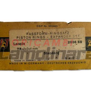 Fasce elastiche segmenti pistoni Lancia Fulvia 75x2+2+4 Goetze mm standard