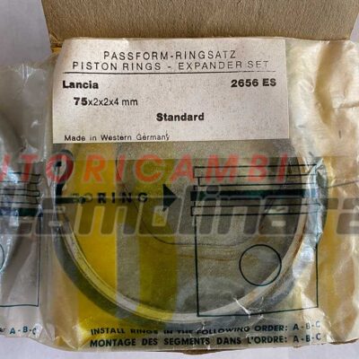 piston rings Kolbenringe Lancia Fulvia 75×2+2+4 Goetze mm std super-rod