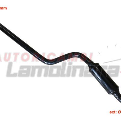 Performance exhaust system middle pipe silencer fiat 124 sporty coupè berlina