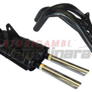 Silencioso tubo de escape silenciador deportivo Seat y Fiat 850 ABARTH 2 salidas