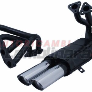 performance Exhaust system silencer + manifold Fiat 600 ABARTH (750 1000 tc etc)