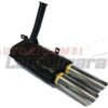 Silencioso tubo de escape silenciador deportivo Renault 8 R8 cromado