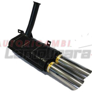 Marmitta Sportiva Renault dauphine doppia uscita cormata sport exhaust system