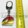 Portachiavi in metallo vintage Casco Ferrari corsa idea regalo - immagine 3