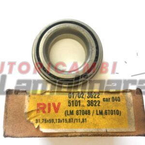 RIV 01/02/3622 Cuscinetto LM67048/010 LM67048 LM67010 01/3622 02/3622 5101 3622