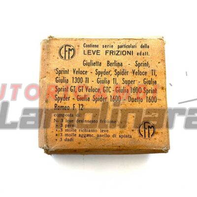 Serie leve Piatto disinnesto frizione Alfa Romeo Giulietta 1300 Giulia 1600