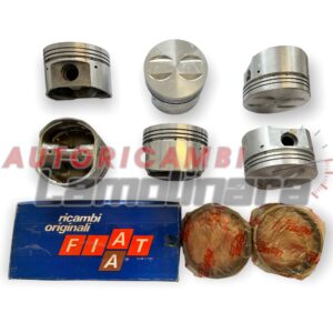 Pistons set Fiat 130 3200 Berlina Coupè w rings and  pins 102 STD Kolben gesetzt