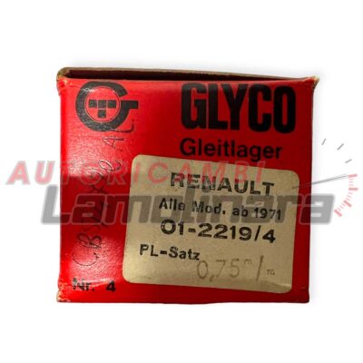 GLYCO 01-2219/4-0.75 bronzine di biella Renault R4 R5 R6 R8 R9 R10 CBS/4-722B CB