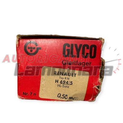 GLYCO H694/5-0.50 bronzine di biella Renault R11 R16 R17 R18 12-2374 0.50mm