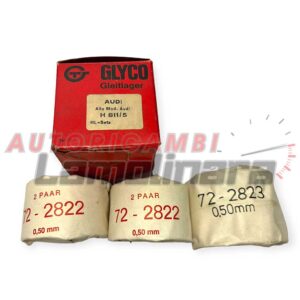 GLYCO H811/5-0.50 bronzine di banco Audi  72-2822 72-2823 0.50mm