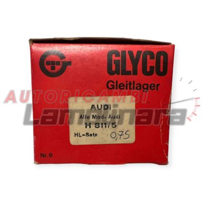 GLYCO H811/5-0.75 bronzine di banco Audi  72-2822 72-2823 0.75mm