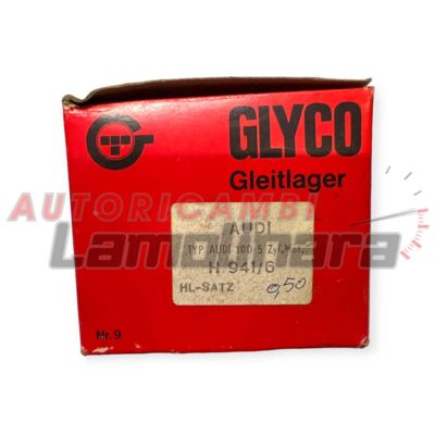GLYCO H941/6-0.50 bronzine di banco Audi 100 200 72-3400 72-3401 0.50mm