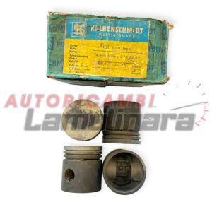 serie pistoni nudi senza fasce e spinotti Fiat 600 D 60,60 60,00 + 6/10