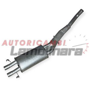 104906 IMASAF marmitta centrale Alfa Romeo 75 KAT 104906 IMASAF silenziatore