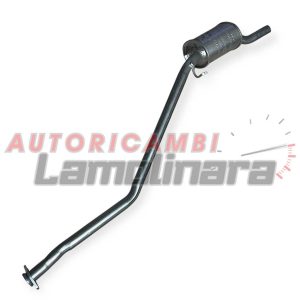 163906 IMASAF marmitta centrale Autobianchi Y10 163906 IMASAF silenziatore