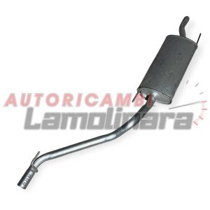 7600038 SARAGONI marmitta posteriore VW Golf III 713507 IMASAF silenziatore